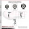 Service Caster 5 Inch Rubber on Aluminum Caster Set with Roller Bearings 2 Swivel 2 Rigid SCC-20S520-RAR-2-R-2 - alternate 7